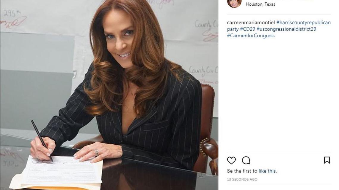 Captura de pantalla de la cuenta de Instagram de Carmen María Montiel.