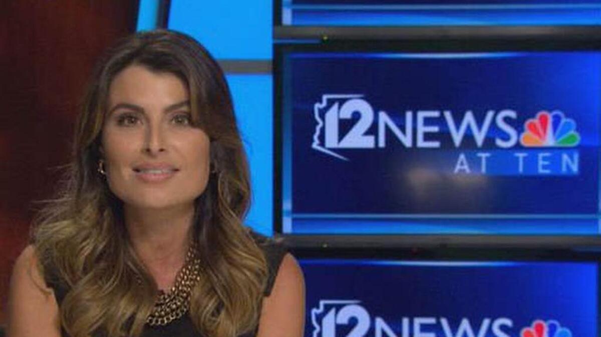 
Vanessa Ruiz durante una transmisión el lunes por el canal 12 News en Phoenix, Arizona.
