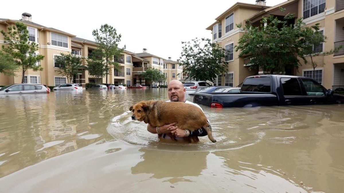 Las lluvias causaron estragos en Houston, la cuarta más poblada del país, por lo que su gobernador, Greg Abbott, declaró el estado de desastre en nueve condados.