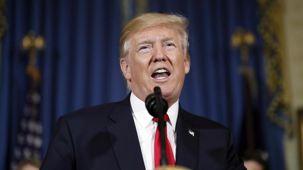 El presidente de Estados Unidos, Donald Trump, en una fotografía del 24 de julio de 2017.