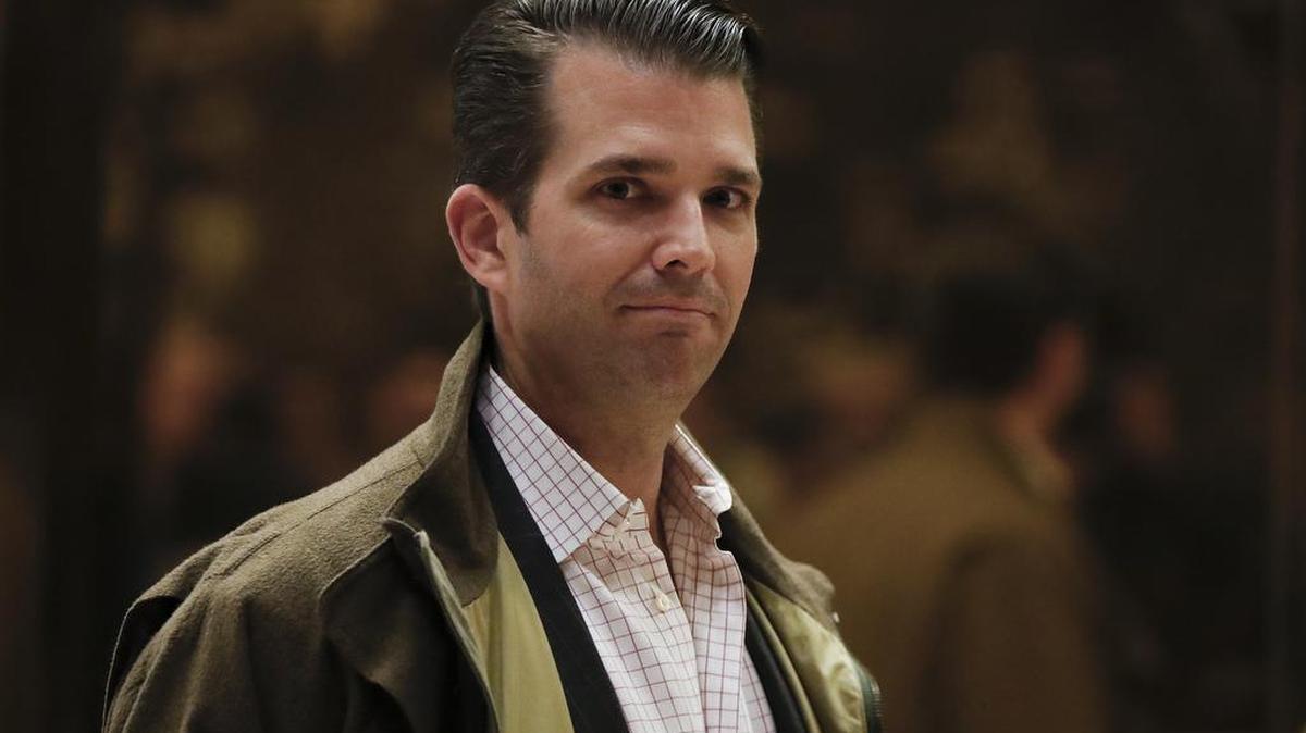 Donald Trump Jr., hijo del presidente de Estados Unidos, en Trump Tower el miércoles 16 de noviembre de 2016 en Nueva York.