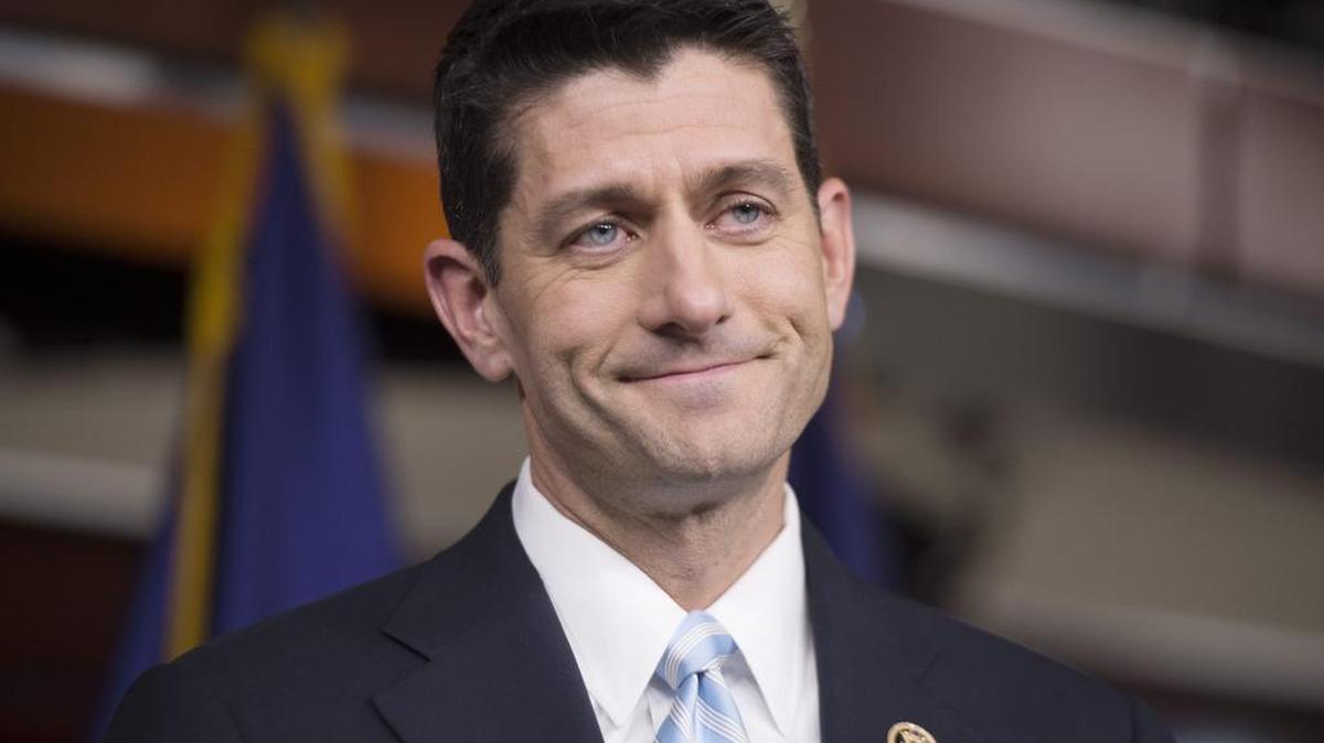 El representante republicano por Wisconsin Paul Ryan habla en una rueda de prensa el martes 20 de octubre de 2015, en la sede del Capitolio en Washington.