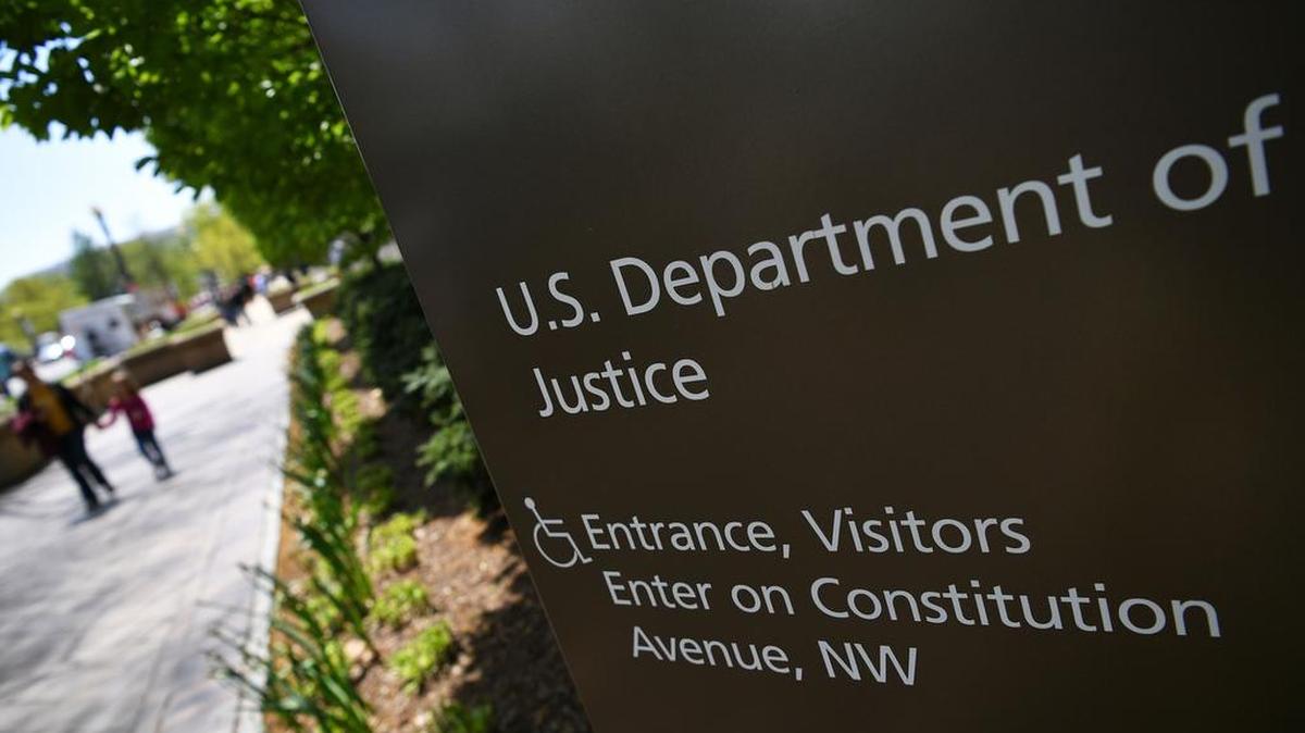The U.S. Department of Justice in Washington, D.C.