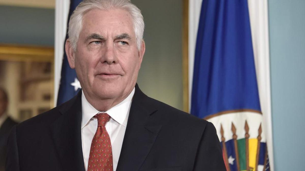 El secretario de Estado de Estados Unidos, Rex Tillerson el 13 de octubre de 2017.