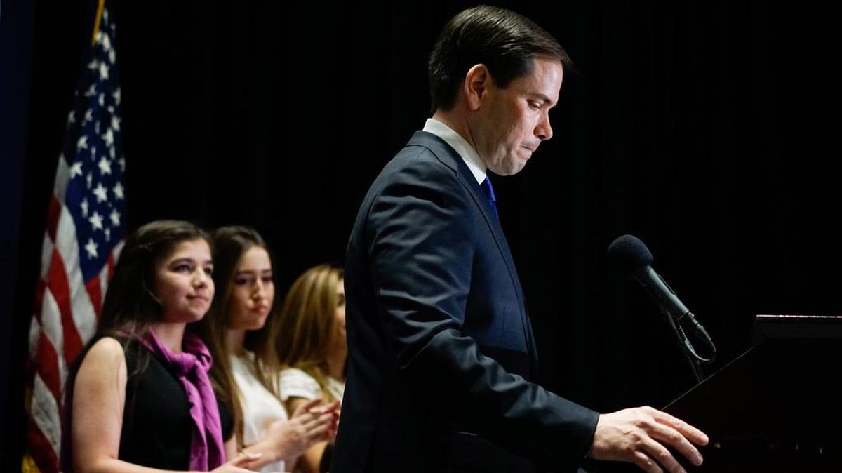 El senador Marco Rubio, descartó el jueves ser candidato a la vicepresidencia.