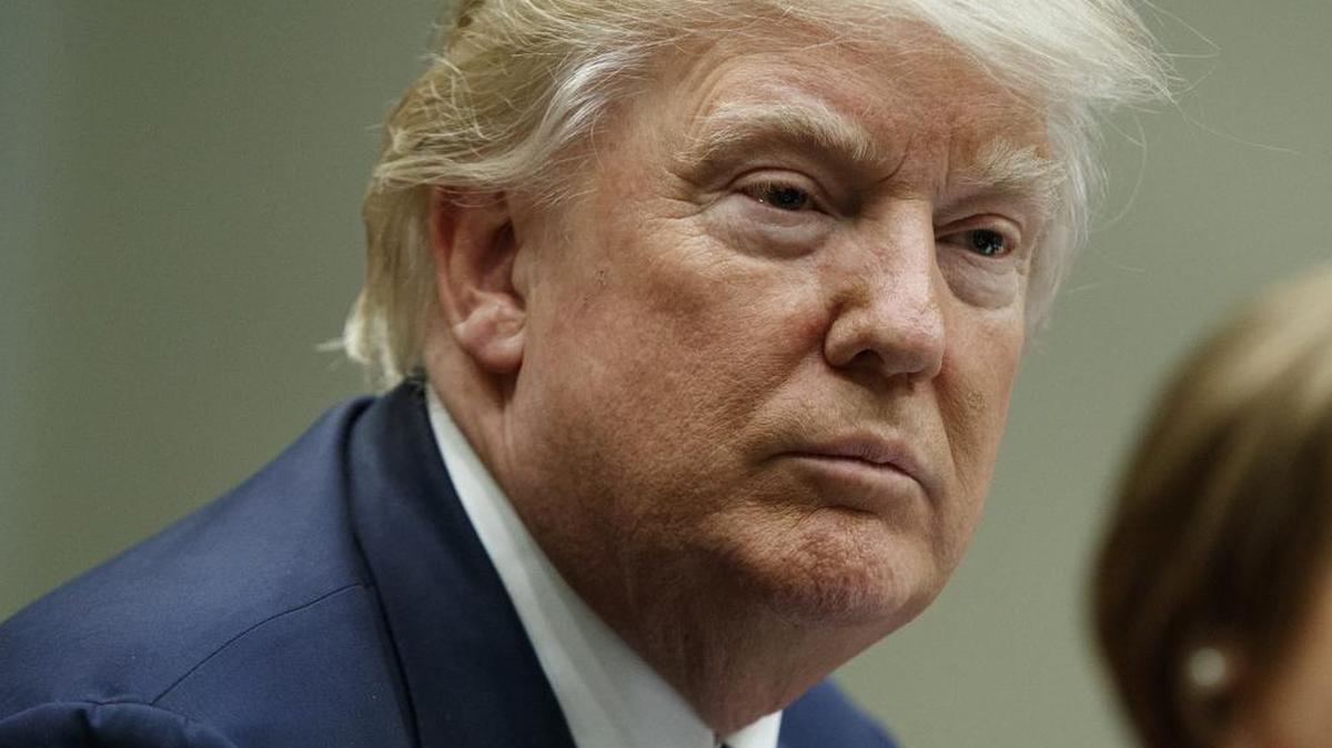 El presidente Donald Trump en la Casa Blanca el 9 de marzo de 2017.