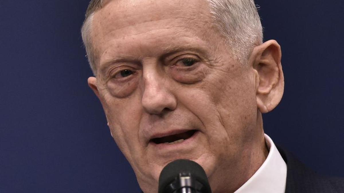 El secretario estadounidense de Defensa, Jim Mattis.