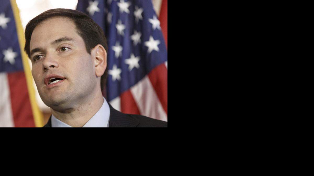 Foto de archivo.<cutline_leadin>El senador</cutline_leadin> de Florida Marco Rubio.