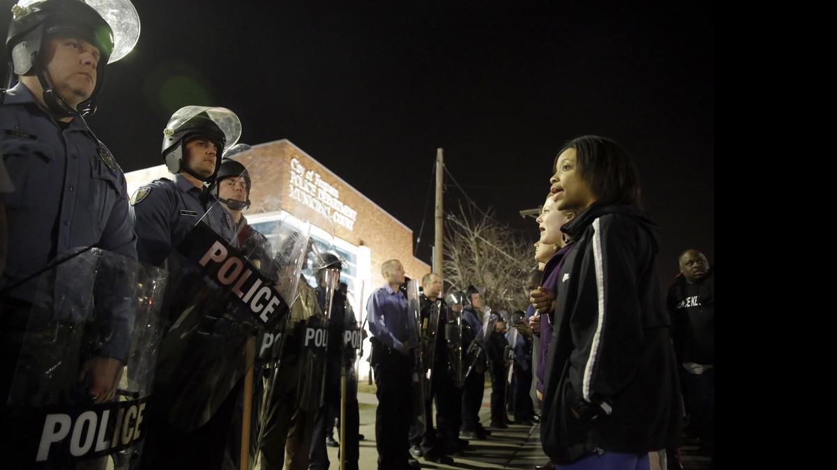 
Protesta contra el racismo realizada en marzo del 2015, en Ferguson, Missouri. 
