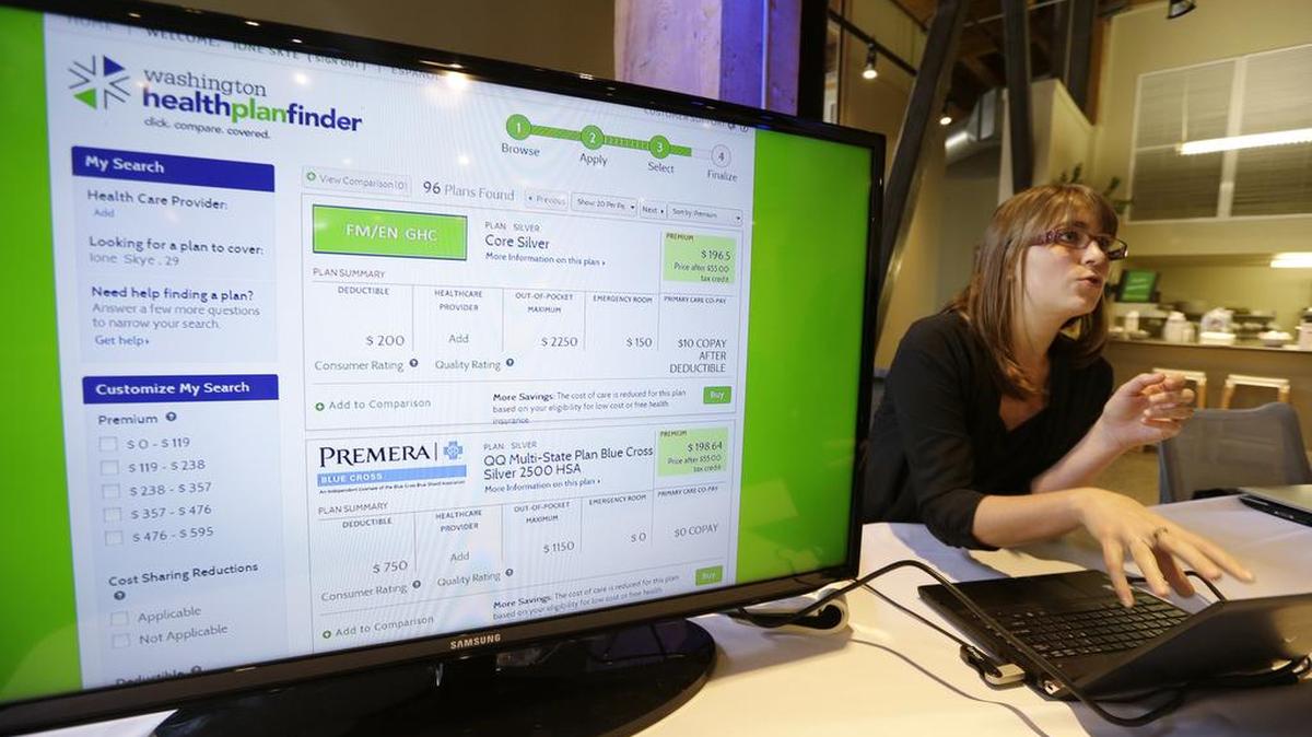 Las tarifas tuvieron aumentos de dos dígitos en algunos estados que utilizan el mercado federal, en tanto que han bajado los precios en otros estados.