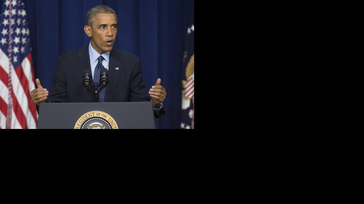 El presidente Obama durante un discurso sobre el ébola durante un encuentro sobre la seguridad Global celebrado en Washington, el viernes 26 de septiembre.


