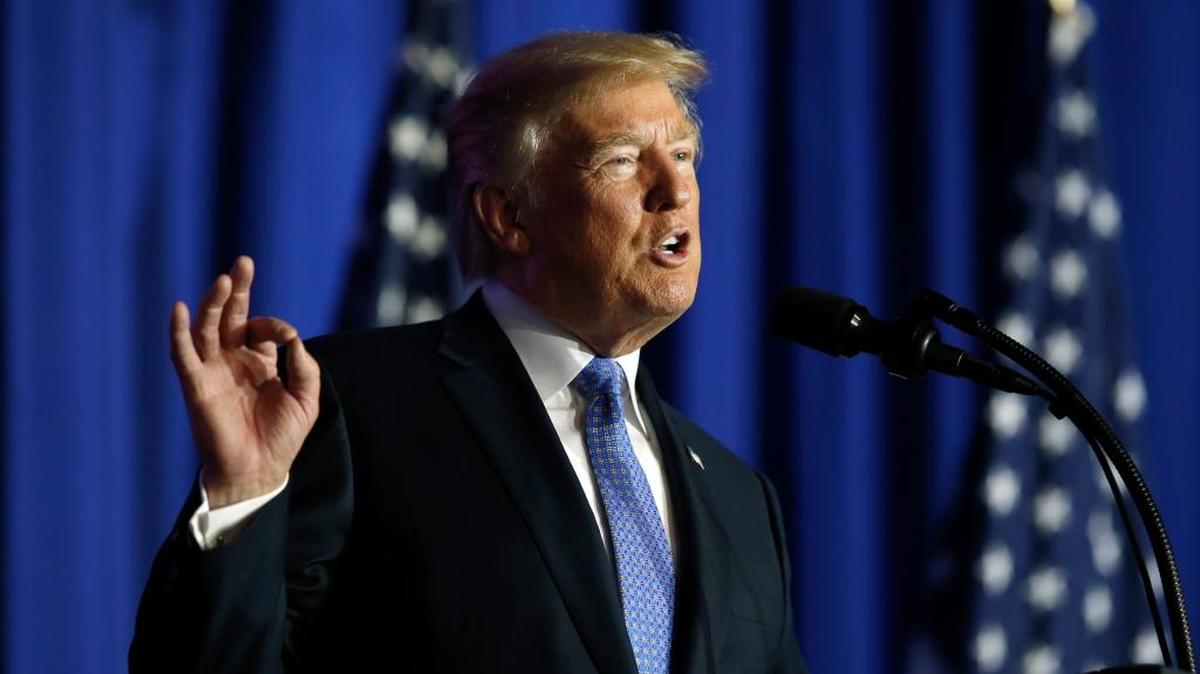 El presidente Donald Trump habla sobre la reforma fiscal el 27 de septiembre.