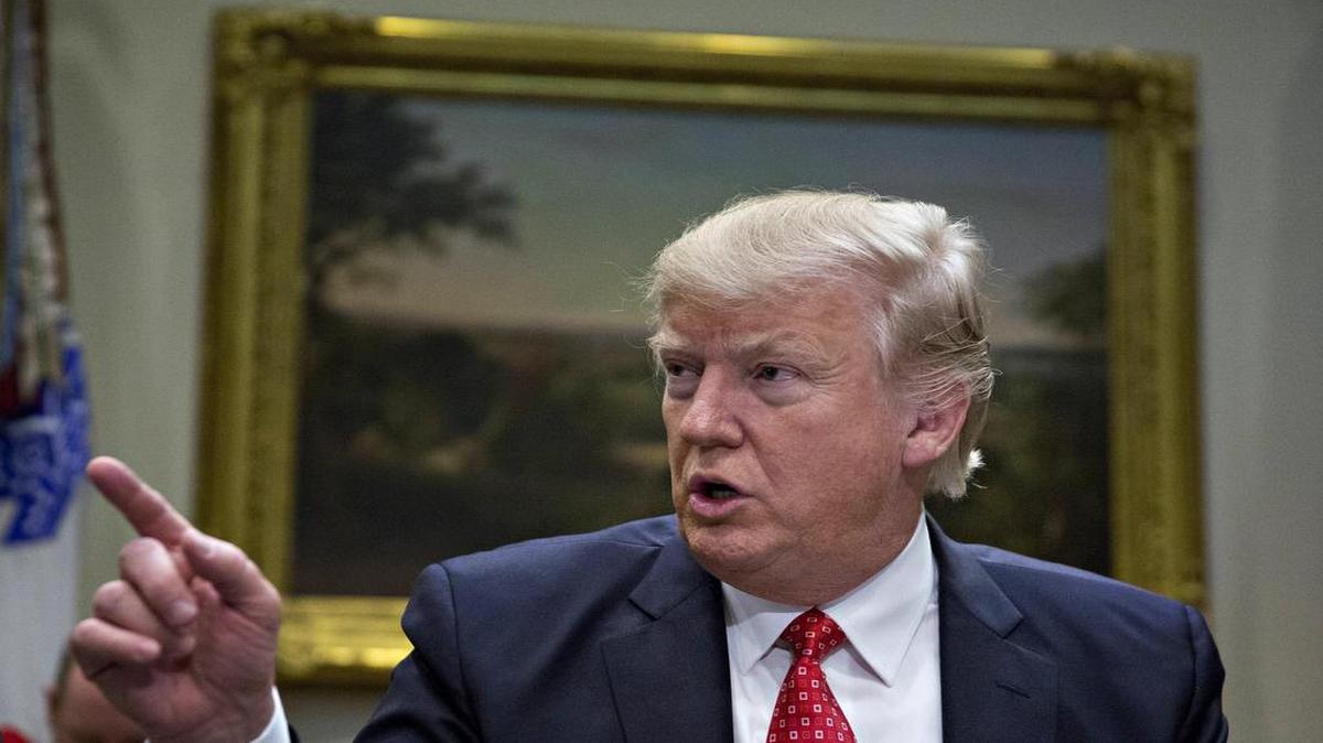 El presidente de los Estados Unidos, Donald Trump, se reúne con los sheriff del país en la Casa Blanca, en Washington, Estados Unidos, el 7 de febrero de 2017.