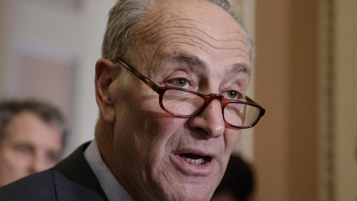 El líder demócrata del Senado, Chuck Schumer.