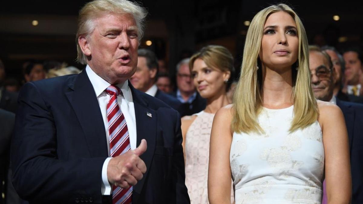 El candidato republicano Donald Trump junto a su hija Ivanka, el 20 de julio.
