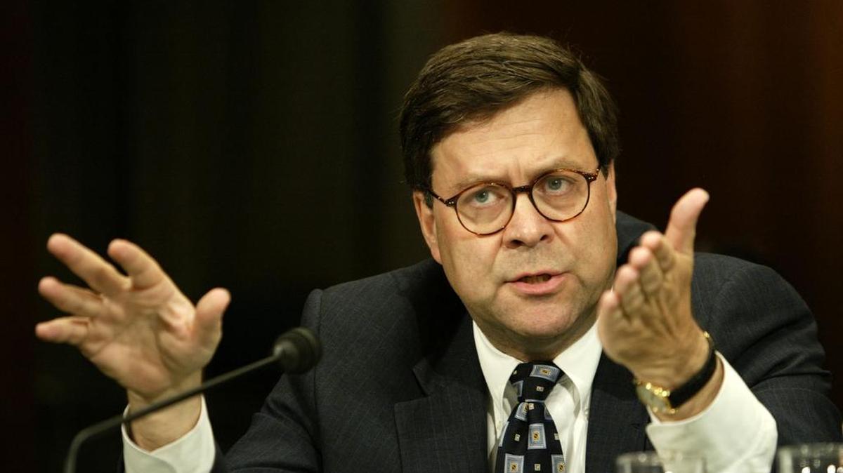 William Barr, en una foto de archivo de 2003.