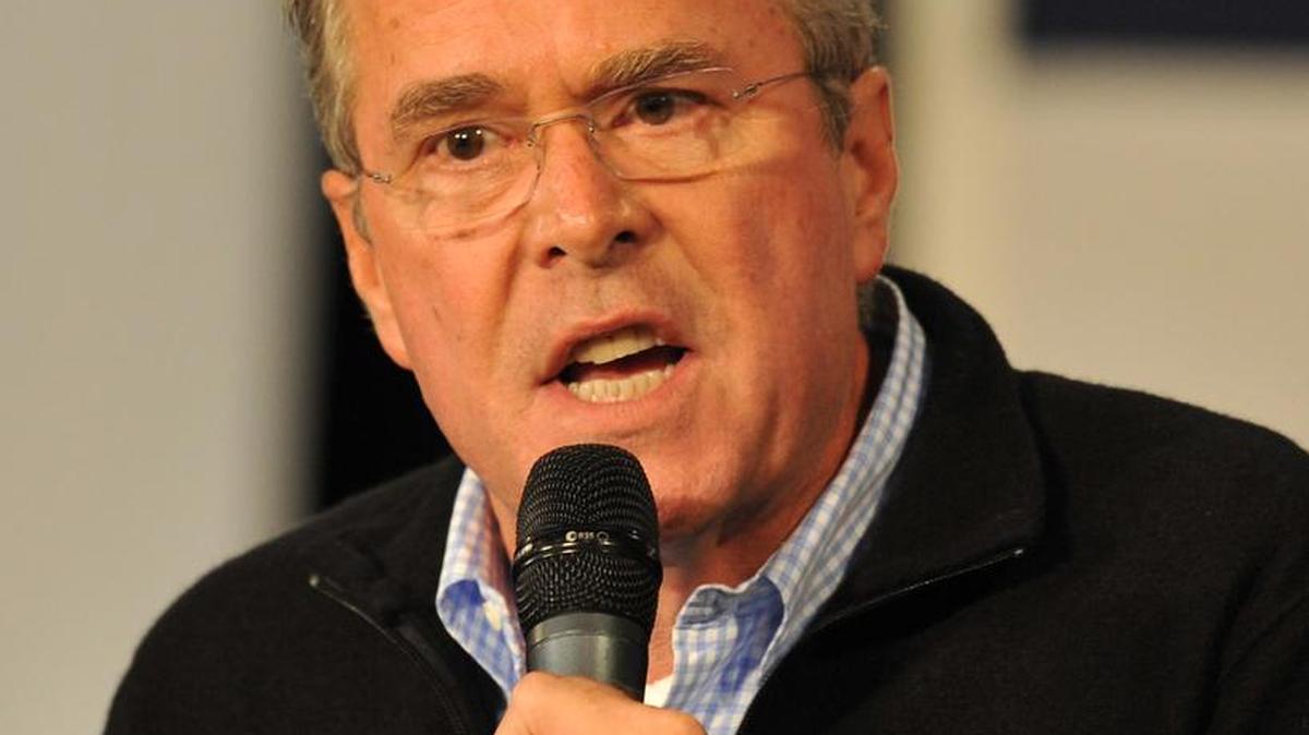 El precandidato a la Presidencia Jeb Bush.