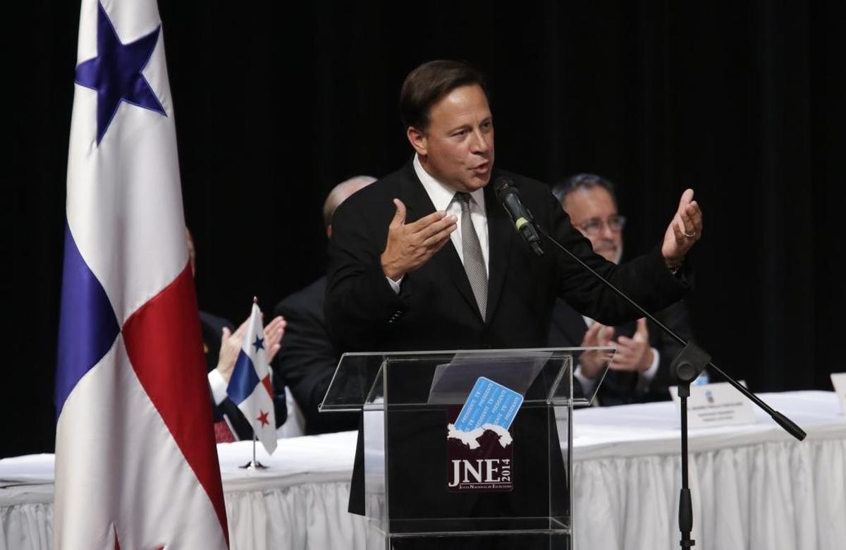 El presidente de Panama Juan Carlos Varela. Foto de archivo.