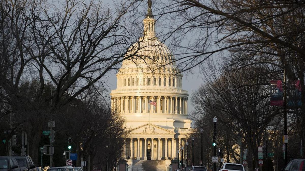 Vista del Capitolio al amanecer en Washington DC (Estados Unidos) el 10 de enero de 2017.