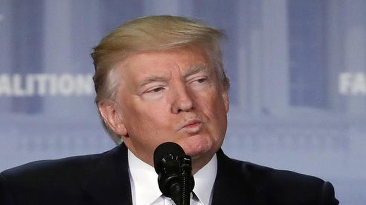 El presidente Donald Trump el jueves en Washington.
