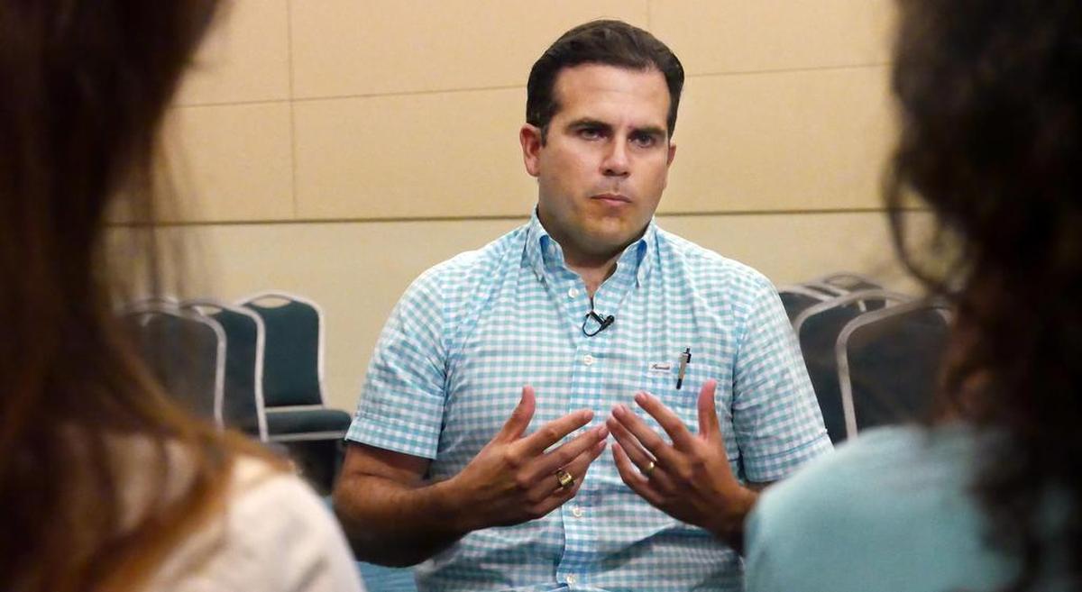 Ricardo Rosselló, gobernador de Puerto Rico.
