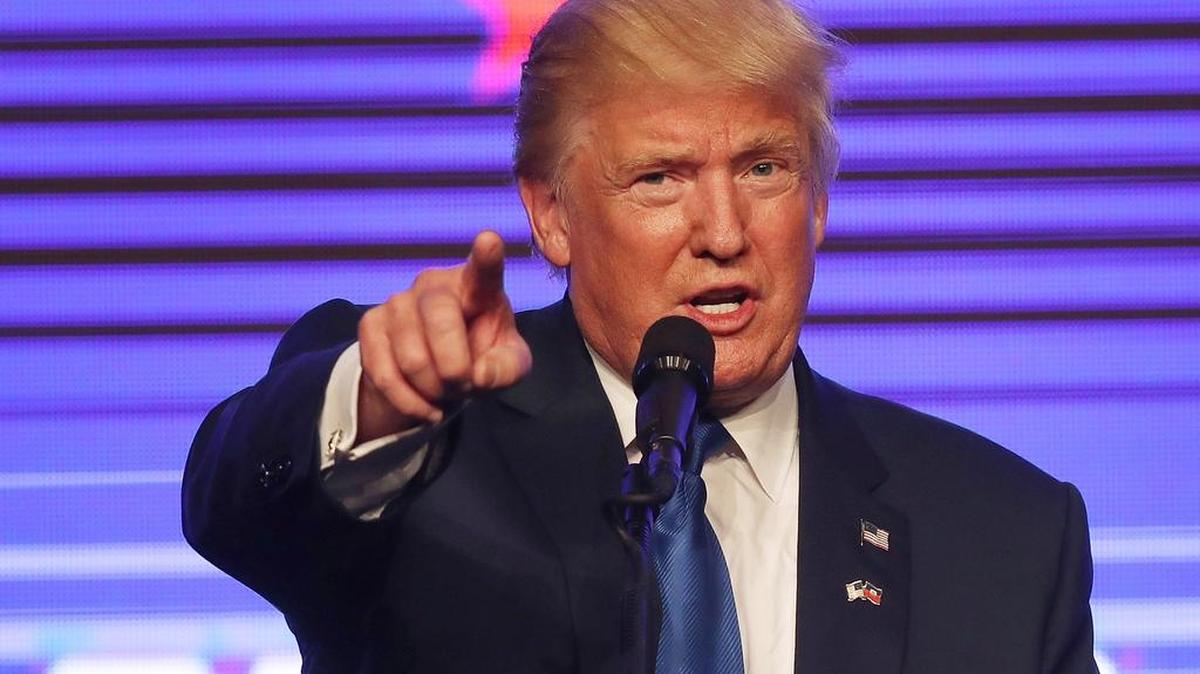 Trump está en una cerrada carrera por la presidencia con la candidata demócrata Hillary Clinton.