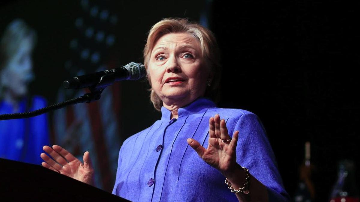 Hillary Clinton durante un acto de campaña en Chicago, Illinois