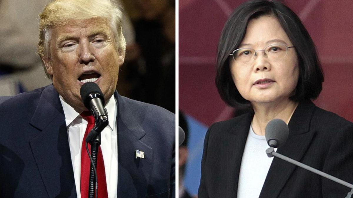 Donald Trump tras su conversación telefónica con la presidenta de Taiwán, Tsai Ing-wen.