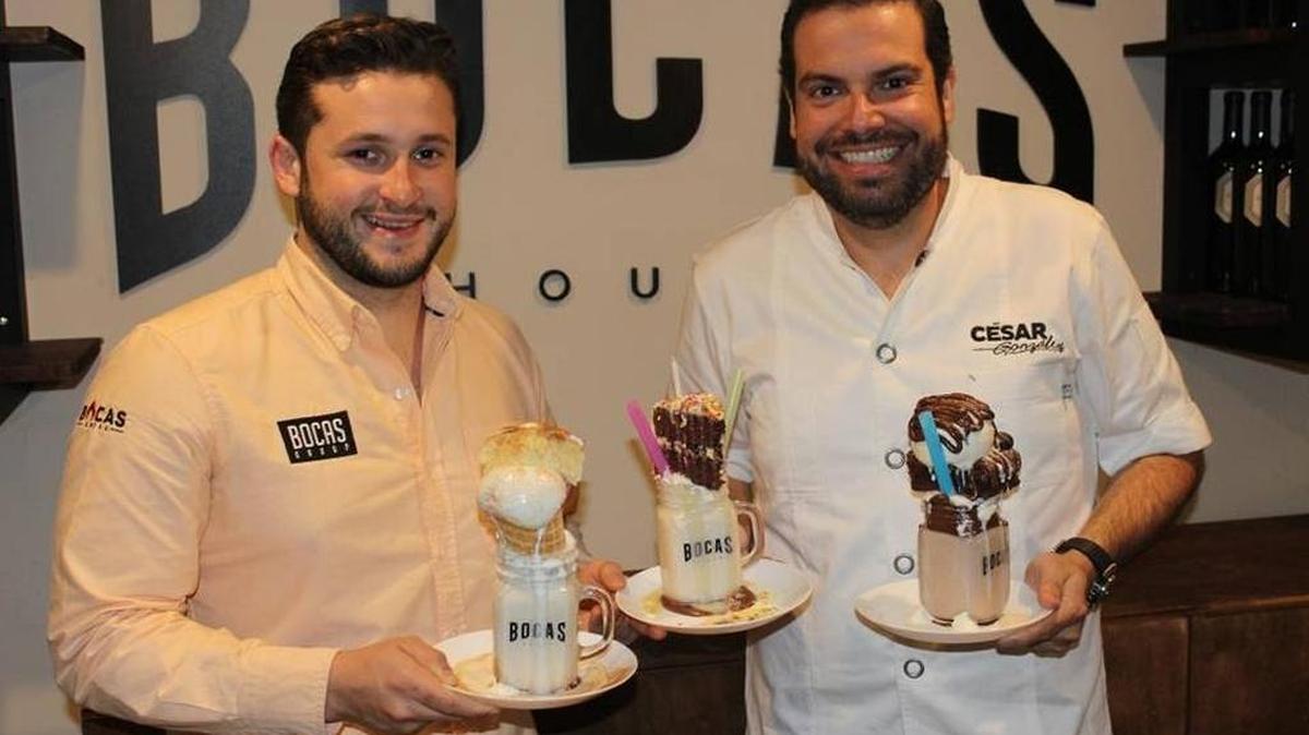 César González (der.) y Levin De Grazia son propietarios de Bocas House, un restaurante de fusión de cocina venezolana y peruana en Doral.