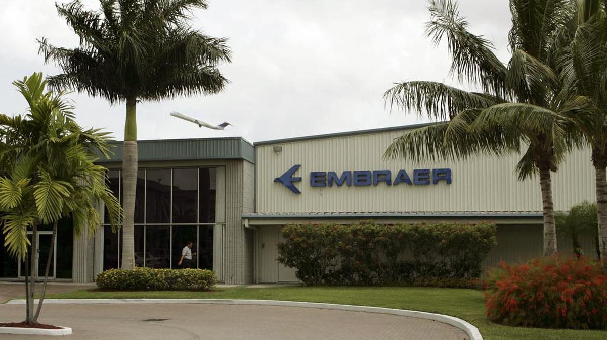 La empresa aeronáutica brasileña Embraer celebró el lunes la entrada en producción de la planta Embraer Aero Seating Technologies (EAST), situada en el centro de Florida. Foto de archivo.