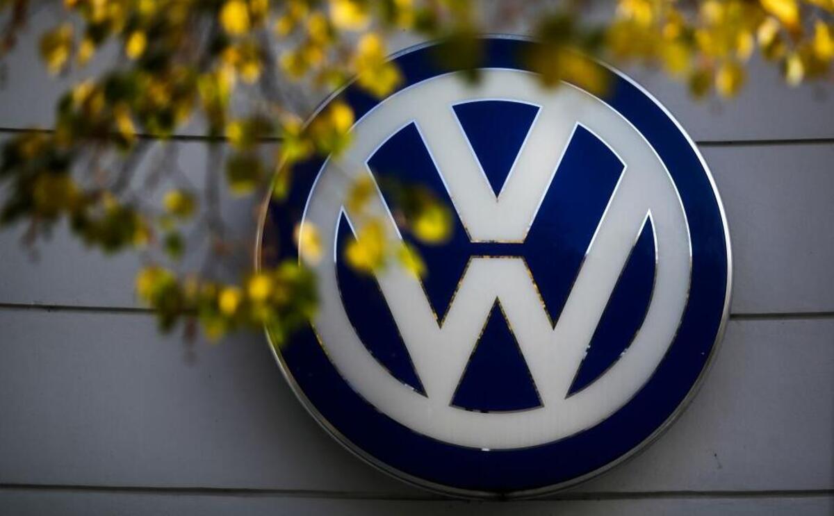 El símbolo de la compañía Volkswagen.