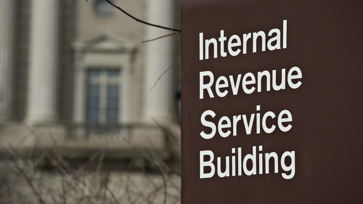 An Internal Revenue Service building.