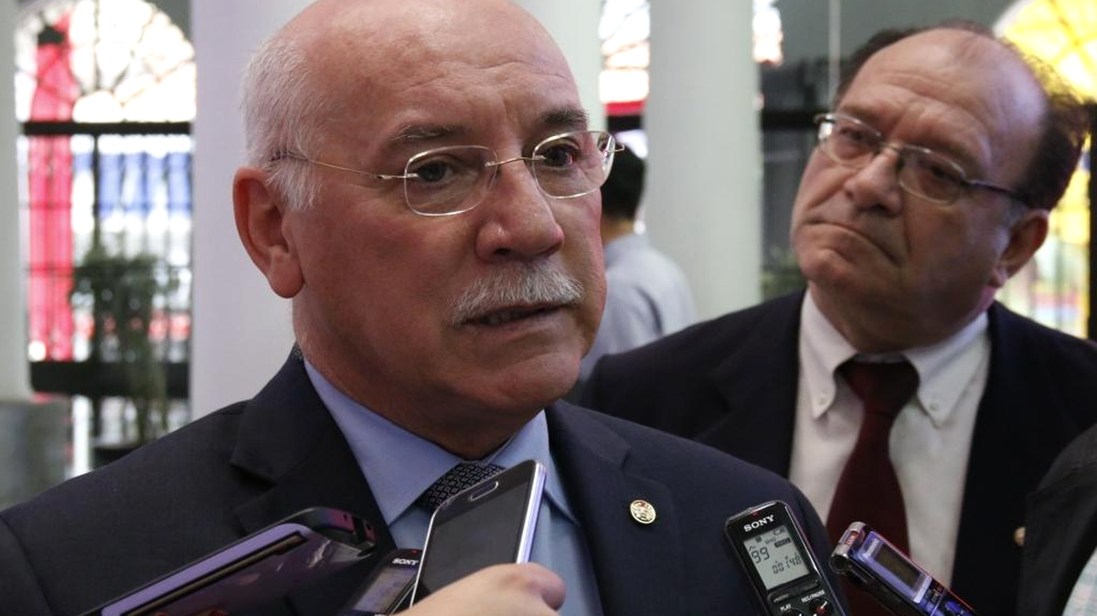 El canciller de Paraguay, Eladio Loizaga. 