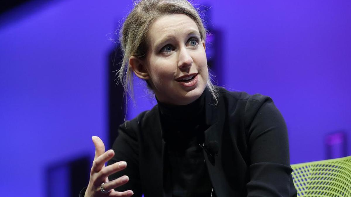 Elizabeth Holmes, fundadora y directora de Theranos.