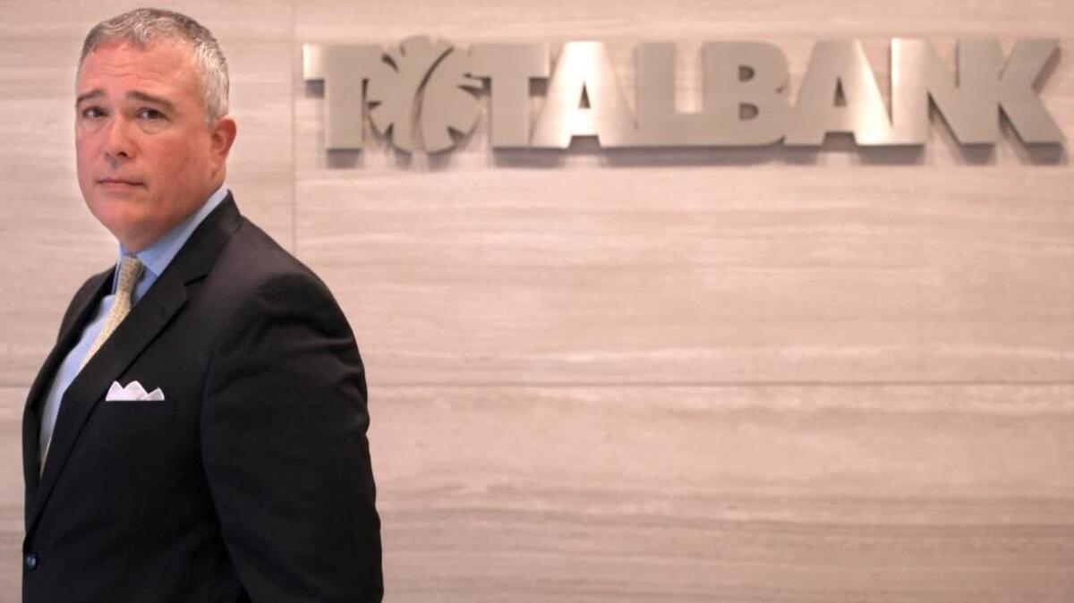 Luis de la Aguilera, ex CEO de TotalBank. Esta entidad financiera presentó una demanda en contra del directivo y de US Century Bank por supuesto uso de información confidencial.