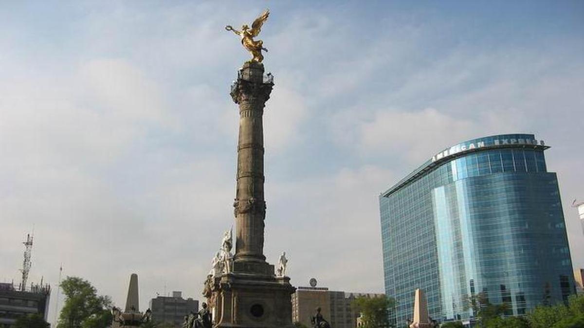 
Glorieta del Angel de la Independencia, uno de los sitios más visitados por los turistas en Ciudad de México.
