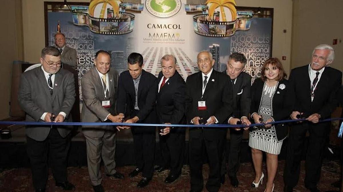 Directivos de CAMACOL inauguran su congreso en Coral Gables, en el 2015.