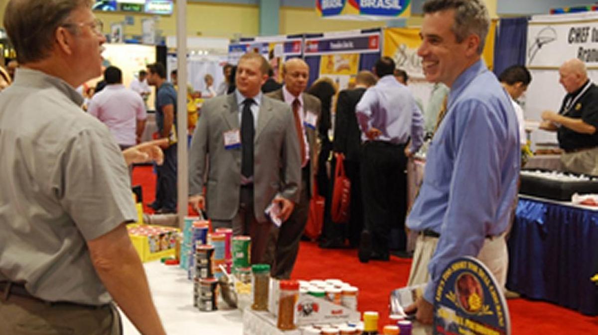 Expositores en la pasada Feria de Alimentos y Bebidas de las Américas.