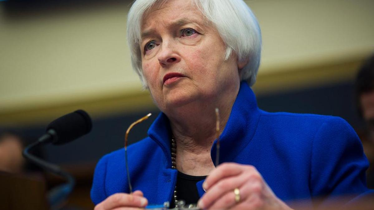 La presidenta de la FED advirtió el miércoles de que la gradual subida de tipos de interés en EEUU podría verse afectada por las dudas financieras.