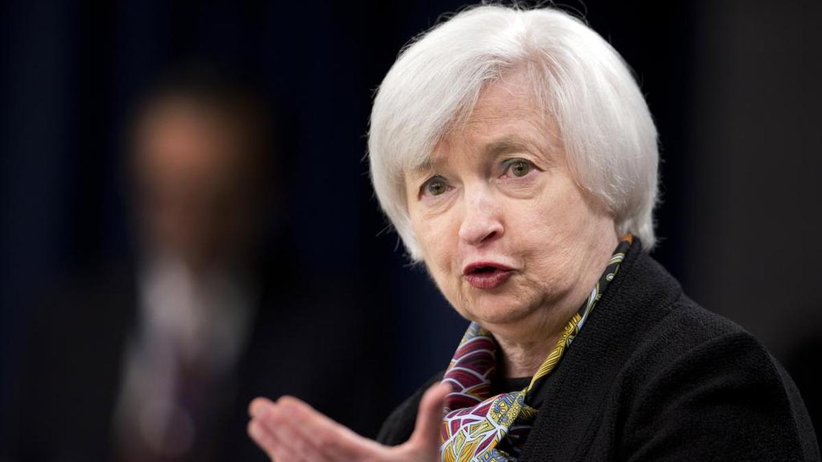 La presidenta de la Reserva Federal, Janet Yellen