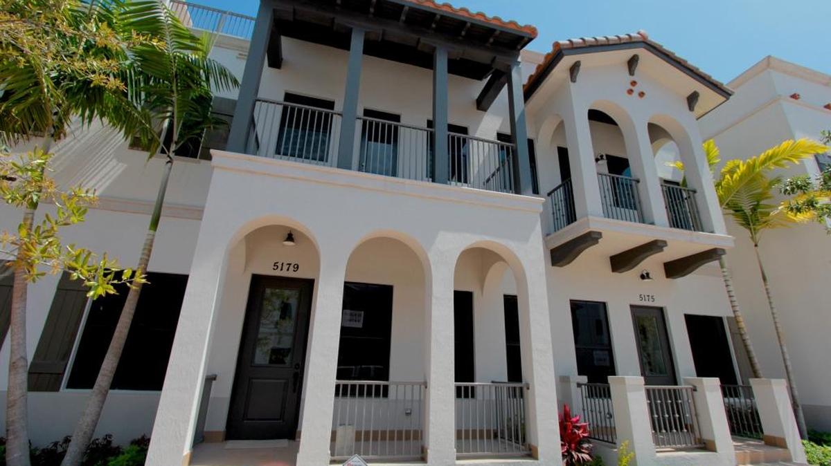Un complejo de residencias en el centro del Doral. El Sur de la Florida es el principal mercado en EEUU para los compradores internacionales de bienes raíces.