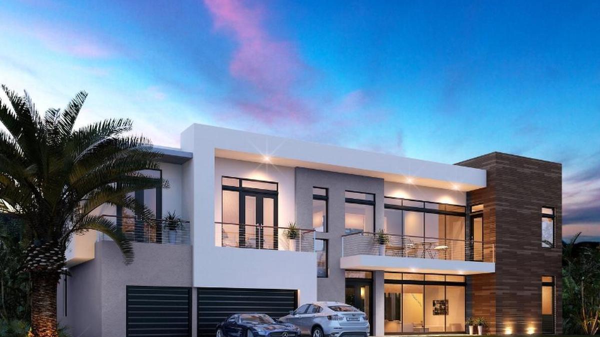 Uno de los modelos de residencias de The Mansions of Doral. The Mansions of Doral
