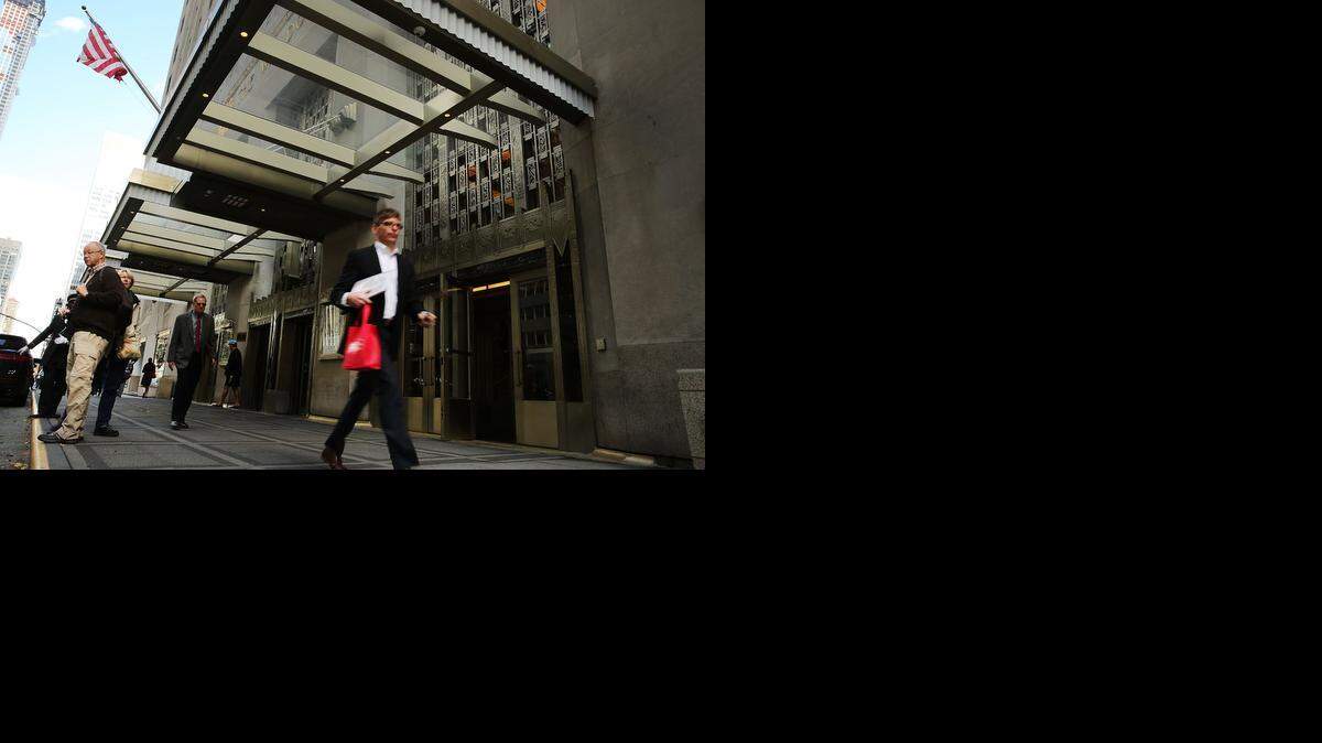 
Vista del emblemático hotel Waldorf Astoria de Nueva York vendido al grupo asegurador chino Anbang por $1,950 millones. 


