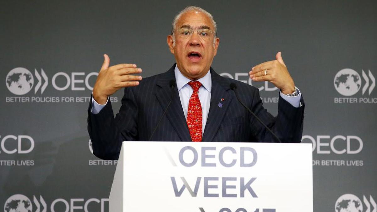 Ángel Gurría, secretario general de la OCDE, dijo el miércoles en París que la firma del convenio es un hito en la historia de los acuerdos fiscales.