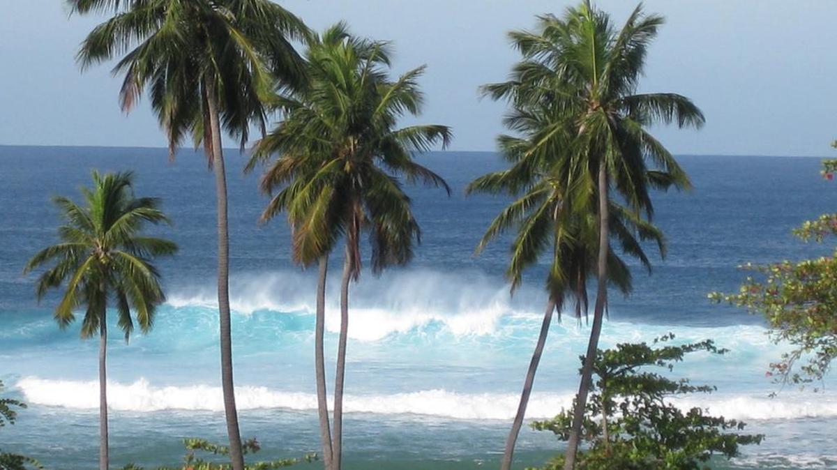 Playa en el Rincón, Puerto Rico.