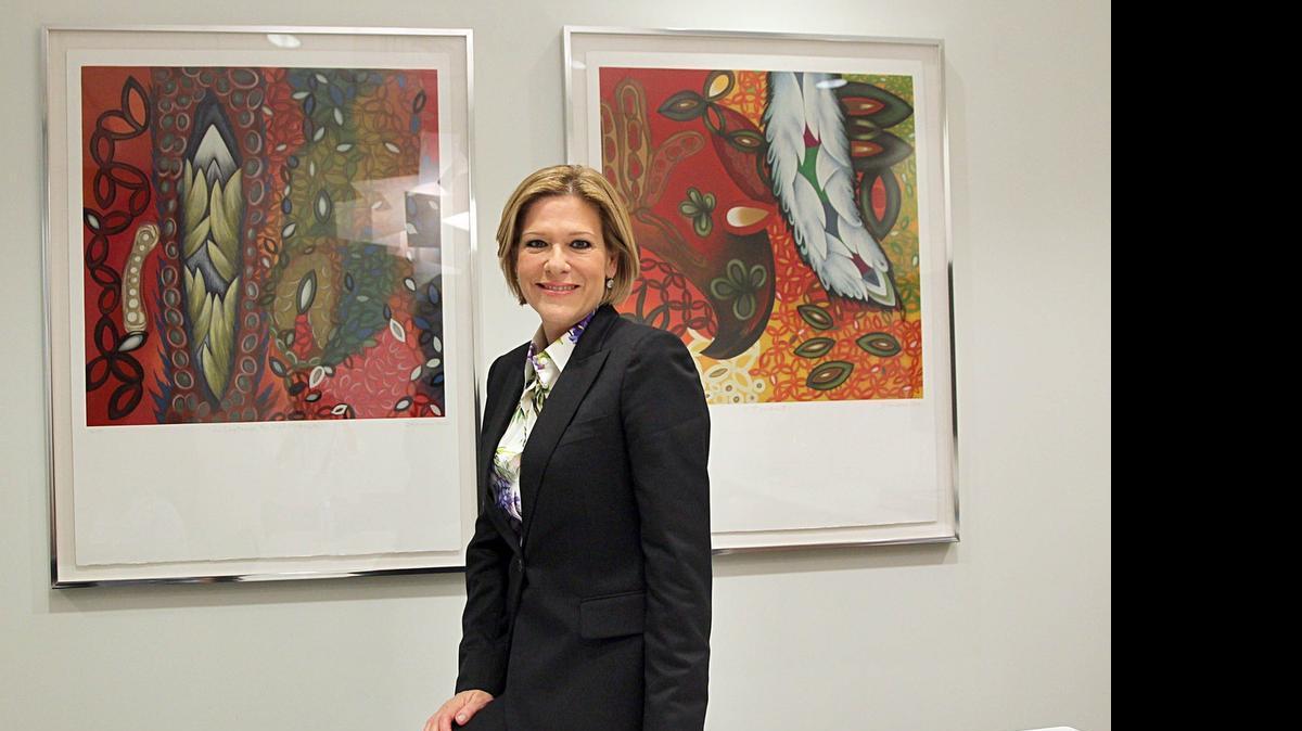 
Tere Blanca, presidente y CEO de Blanca Commercial Real Estate, INC, en su oficina en Brickell Ave. 

