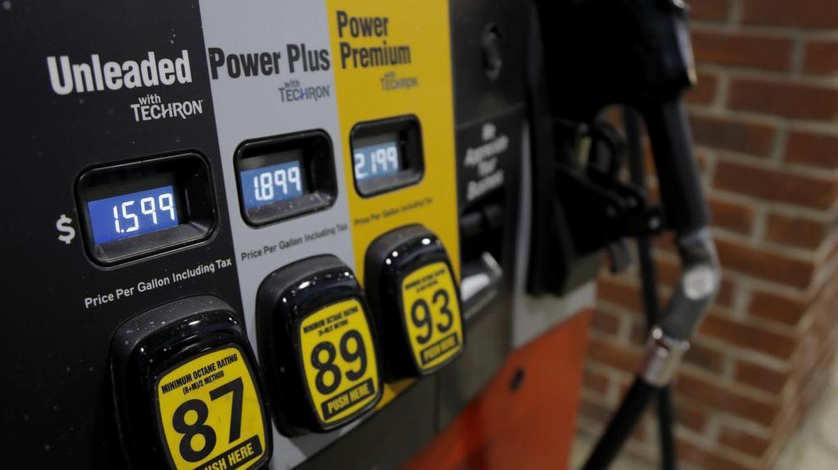 FILE - In this March 31, 2020 file photo, prices are seen on a gas pump in Brandon, Miss. U.S. consumer prices jumped 0.6% in July as gasoline prices continued to rise. The Labor Department reported Wednesday, Aug. 12, that the increase in its consumer price index matched a 0.6% rise in June. (AP Photo/Julio Cortez, File)