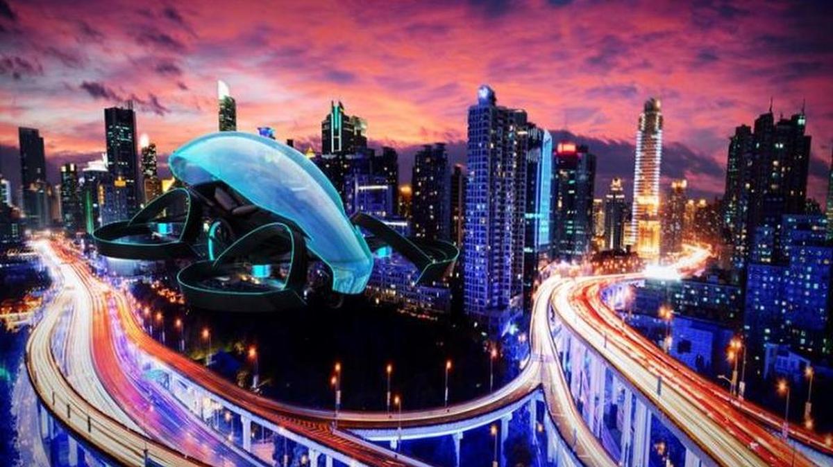 El coche volador SkyDrive. Toyota ha garantizado una financiación de $380,000 en los próximos tres años.