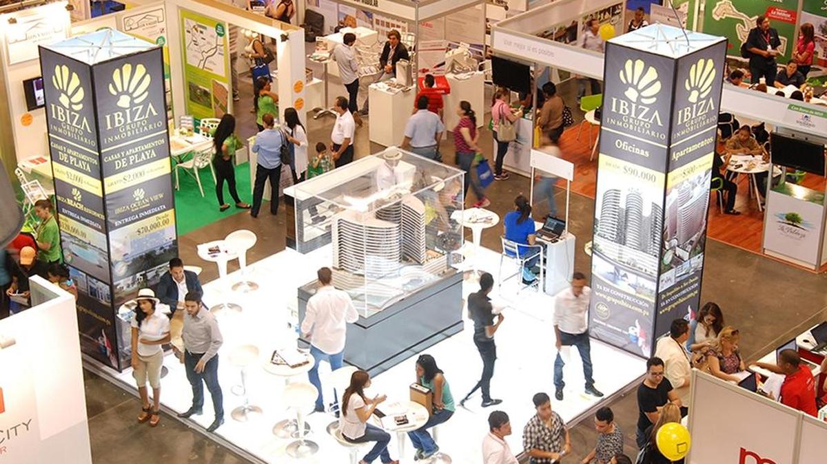 La Expo Inmobiliaria 2015, organizada por los corredores de bienes raíces de Panamá. La edición del 2016 finalizará el domingo.
