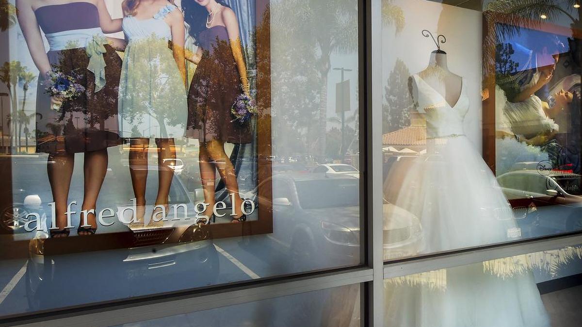 Una tienda Alfredo Angelo en West Covina, California el 14 de julio de 2017. Esa empresa se declaró en bancarrota este jueves.